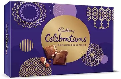 Cadbury Celebrations Premium Selections Assorted Chocolate Gift Pack, 186 g