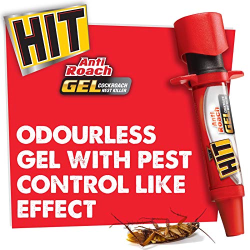 HIT Anti Roach Gel - Cockroach Killer (20g) | Kitchen Safe | Odourless | Fast and Convenient, Pack of 1