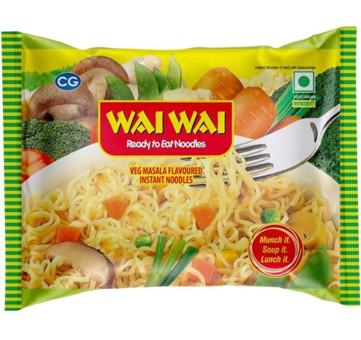 Wai Wai Ready To Eat Veg Masala Noodles, 420 Grams